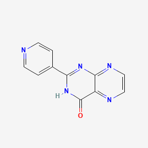 2-(Pyridin-4-yl)pteridin-4(3H)-one