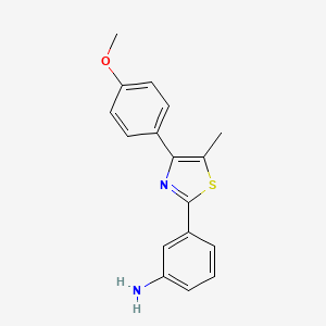 3-(4-(4-Methoxyphenyl)-5-methylthiazol-2-yl)aniline