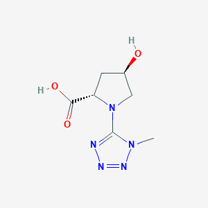 (2S,4R)-4-hydroxy-1-(1-methyl-1H-1,2,3,4-tetrazol-5-yl)pyrrolidine-2-carboxylic acid