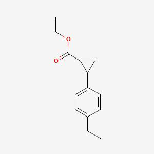 Ethyl 2-(4-ethylphenyl)cyclopropane-1-carboxylate