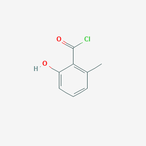 molecular formula C8H7ClO2 B1181774 2-Hydroxy-6-methylbenzoyl chloride CAS No. 1261649-90-4