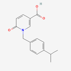 1-(4-Isopropylbenzyl)-6-oxo-1,6-dihydropyridine-3-carboxylic acid