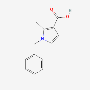 molecular formula C13H13NO2 B11817870 1-Benzyl-2-methyl-1h-pyrrole-3-carboxylic acid 