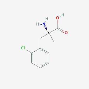 molecular formula C10H12ClNO2 B11817877 (2R)-2-amino-3-(2-chlorophenyl)-2-methylpropanoic acid 