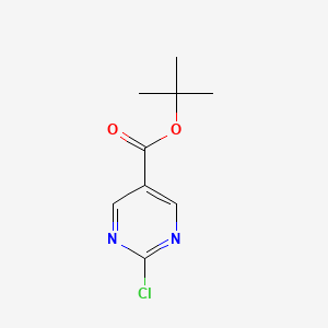 molecular formula C9H11ClN2O2 B11817909 Tert-butyl 2-chloropyrimidine-5-carboxylate 