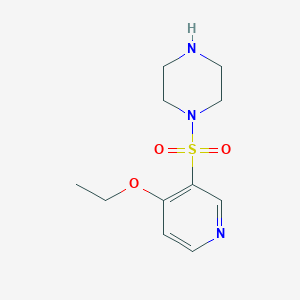 1-((4-Ethoxypyridin-3-yl)sulfonyl)piperazine