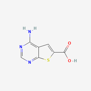 molecular formula C8H7BrN2 B1181799 4-Aminothieno[2,3-d]pyrimidine-6-carboxylic acid CAS No. 1337879-70-5