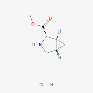 methyl (1S,2S,5S)-3-azabicyclo[3.1.0]hexane-2-carboxylate;hydrochloride