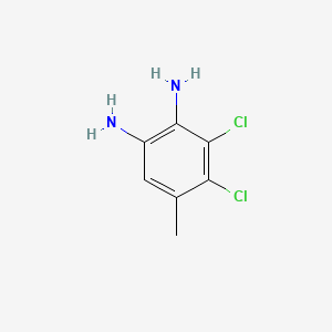 molecular formula C7H8Cl2N2 B1181806 3,4-Dichloro-5-methyl-1,2-benzenediamine 