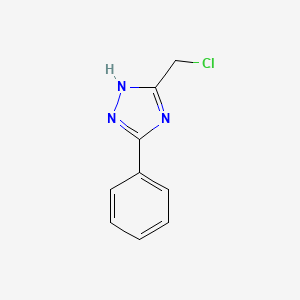 3-(Chloromethyl)-5-phenyl-1H-1,2,4-triazole