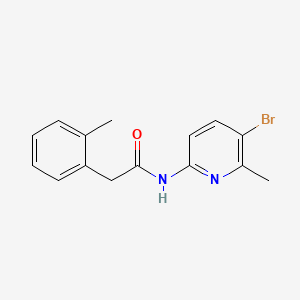 N-(5-bromo-6-methylpyridin-2-yl)-2-(2-methylphenyl)acetamide