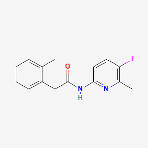N-(5-iodo-6-methylpyridin-2-yl)-2-(2-methylphenyl)acetamide