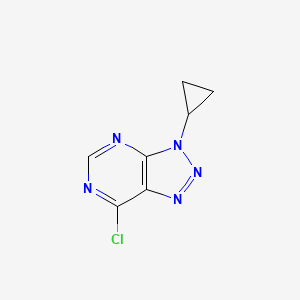 7-chloro-3-cyclopropyl-3H-[1,2,3]triazolo[4,5-d]pyrimidine