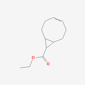 molecular formula C12H18O2 B11818119 (1Alpha,8alpha,9alpha)-bicyclo[6.1.0]non-4-ene-9-carboxylic acid ethyl ester 