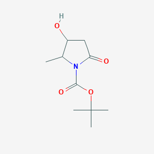 (2S,3S)-tert-Butyl 3-hydroxy-2-methyl-5-oxopyrrolidine-1-carboxylate