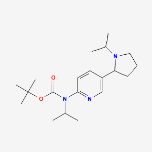 tert-Butyl isopropyl(5-(1-isopropylpyrrolidin-2-yl)pyridin-2-yl)carbamate