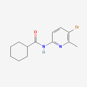 molecular formula C13H17BrN2O B1181827 N-(5-bromo-6-methylpyridin-2-yl)cyclohexanecarboxamide 