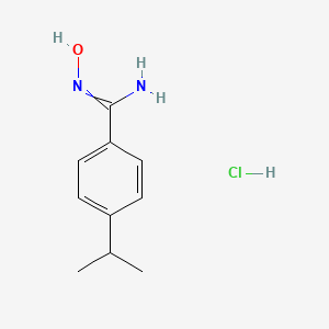 N'-hydroxy-4-propan-2-ylbenzenecarboximidamide;hydrochloride