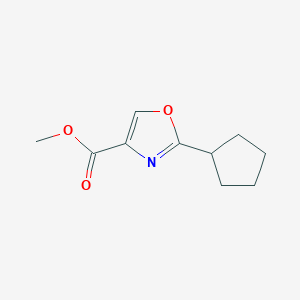 Methyl 2-cyclopentyloxazole-4-carboxylate