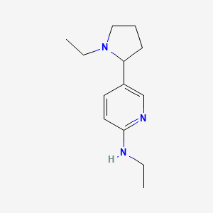 N-Ethyl-5-(1-ethylpyrrolidin-2-yl)pyridin-2-amine