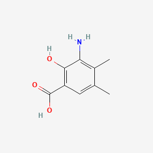 3-Amino-2-hydroxy-4,5-dimethylbenzoic acid