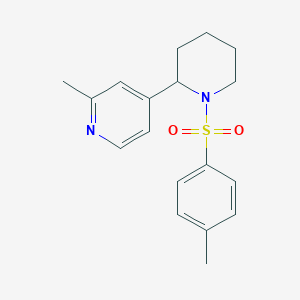 2-Methyl-4-(1-tosylpiperidin-2-yl)pyridine