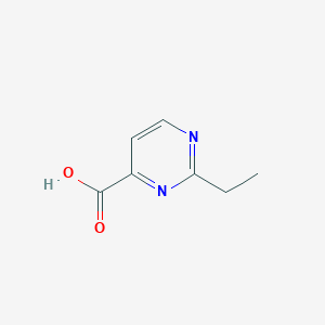 molecular formula C7H8N2O2 B11818396 2-Ethylpyrimidine-4-carboxylic acid 