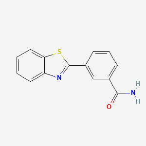 molecular formula C14H10N2OS B1181840 3-(1,3-Benzothiazol-2-yl)benzamide 