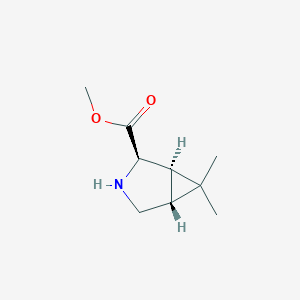 methyl (1R,2R,5R)-6,6-dimethyl-3-azabicyclo[3.1.0]hexane-2-carboxylate