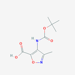 4-((tert-Butoxycarbonyl)amino)-3-methylisoxazole-5-carboxylic acid