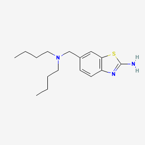 6-[(Dibutylamino)methyl]-1,3-benzothiazol-2-amine