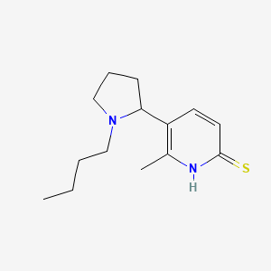 molecular formula C14H22N2S B11818460 5-(1-Butylpyrrolidin-2-yl)-6-methylpyridine-2-thiol 