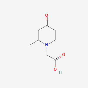 2-(2-Methyl-4-oxopiperidin-1-yl)acetic acid