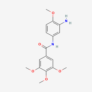 N-(3-amino-4-methoxyphenyl)-3,4,5-trimethoxybenzamide