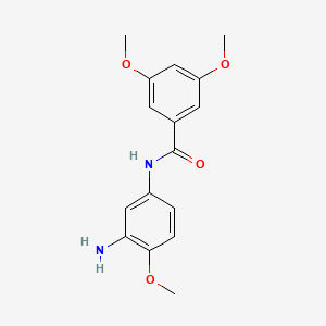 N-(3-amino-4-methoxyphenyl)-3,5-dimethoxybenzamide