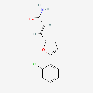 3-[5-(2-Chlorophenyl)-2-furyl]acrylamide