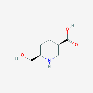 (3R,6R)-6-(hydroxymethyl)piperidine-3-carboxylic acid