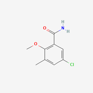 5-Chloro-2-methoxy-3-methylbenzamide