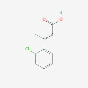 molecular formula C10H9ClO2 B11818570 3-(2-chlorophenyl)but-2-enoic acid 