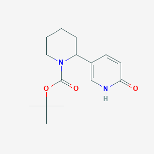 tert-Butyl 2-(6-oxo-1,6-dihydropyridin-3-yl)piperidine-1-carboxylate