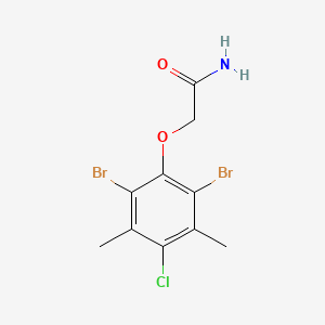 molecular formula C10H10Br2ClNO2 B1181866 2-(2,6-Dibromo-4-chloro-3,5-dimethylphenoxy)acetamide 