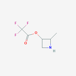 (2-methylazetidin-3-yl) 2,2,2-trifluoroacetate