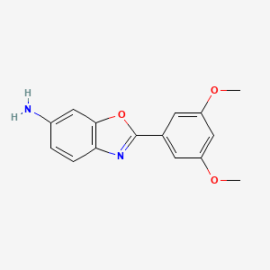 2-(3,5-Dimethoxyphenyl)-1,3-benzoxazol-6-amine