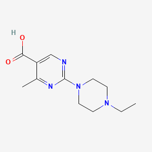 2-(4-Ethylpiperazin-1-yl)-4-methylpyrimidine-5-carboxylic acid