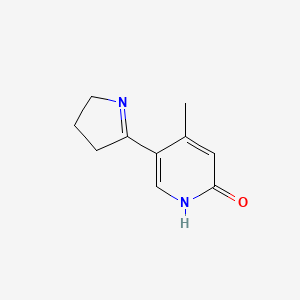 5-(3,4-Dihydro-2H-pyrrol-5-yl)-4-methylpyridin-2-ol