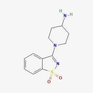 3-(4-Aminopiperidin-1-yl)benzo[d]isothiazole 1,1-dioxide