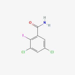 molecular formula C7H4Cl2INO B1181885 3,5-Dichloro-2-iodobenzamide 