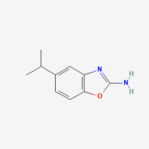 molecular formula C10H12N2O B1181886 5-(Propan-2-yl)-1,3-benzoxazol-2-amine 