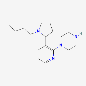 1-(3-(1-Butylpyrrolidin-2-yl)pyridin-2-yl)piperazine