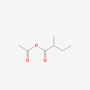 molecular formula C7H12O3 B11818889 Acetyl 2-methylbutanoate 